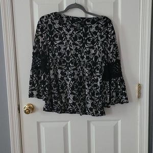 Alfani bell sleeve shirt medium
